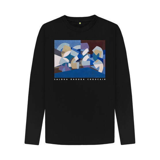 Saloua Raouda Choucair: Composition in Blue Module long sleeve t-shirt